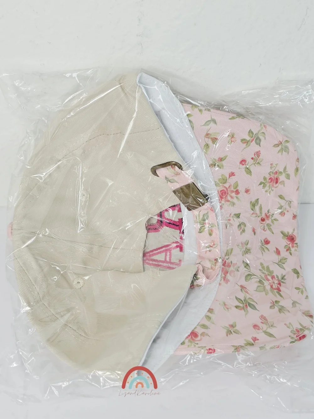 New! PRAY Pink Floral Baseball Cap Hat